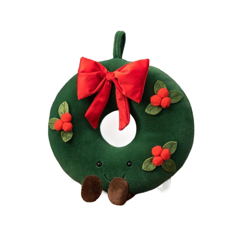 Christmas New Plush Pillow Stuffed Chocolate Cookie House Shape Decor Cushion Cute Funny Xmas Tree Party Decor Doll A 6034096232094