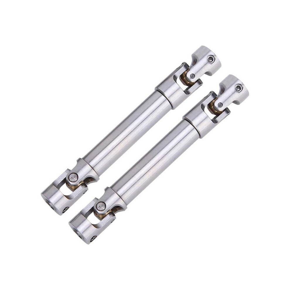 Rc 1/10 Steel Longitudinal Drive Shaft, For Scx10 90046 Trx4 And Other 313Mm Wheelbase Hill Climbing Vehicles Silver 4711456766827