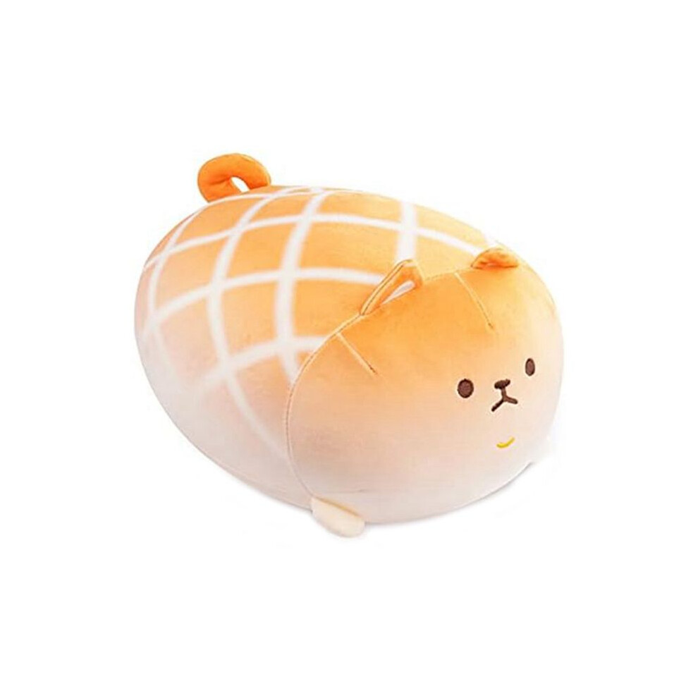 Stuffed-Animal Shiba Inu Plush Toy, Soft Dog Shape Pineapple-Bun Bread Pillow, Cute Akita-Doll Best Gifts Yellow 4712707866846