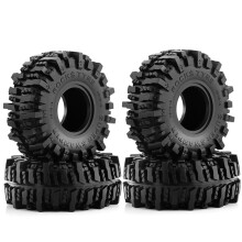 4PCS 120MM 1.9In Rubber Off -Road Tyres Wheel Tires for 1: 10 RC Crawler Car Axial SCX10 90046 AXI03007 TRX4