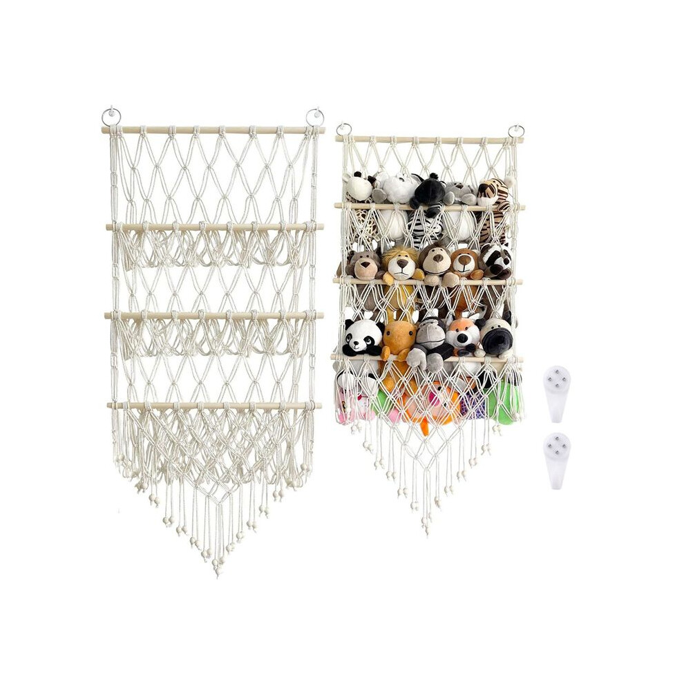 3 Layer Wooden Stuffed Toy Net, Stuffed Animal Net Or Hammock, Small Stuffed Animal Toy Storage Net,Stuffed Animal Net 6031995448366