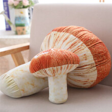 Simulated Mushroom Funny Plant Pillow Cushion Plush Anti-Stress Soft Children Toy Gift, 20cm
