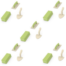 Children'S Beach Sand Set Baby Sand Digging Tools Bricklayer Tools (Random Colors)