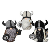 3PCS Halloween Viking Gnome Doll Fall Farmhouse Gnome Plush Decor Indoor Cute Scandinavian Style Gnomes