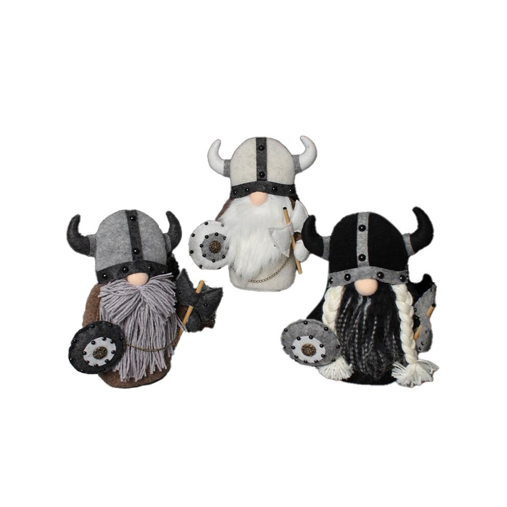 3Pcs Halloween Viking Gnome Doll Fall Farmhouse Gnome Plush Decor Indoor Cute Scandinavian Style Gnomes 6031945964908