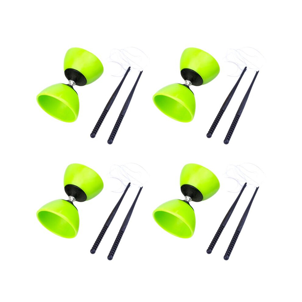 Saudism Green Sensory Training Equipment, Double-Headed Diabolo, Entertainment Products For Children, Students And The Elderly