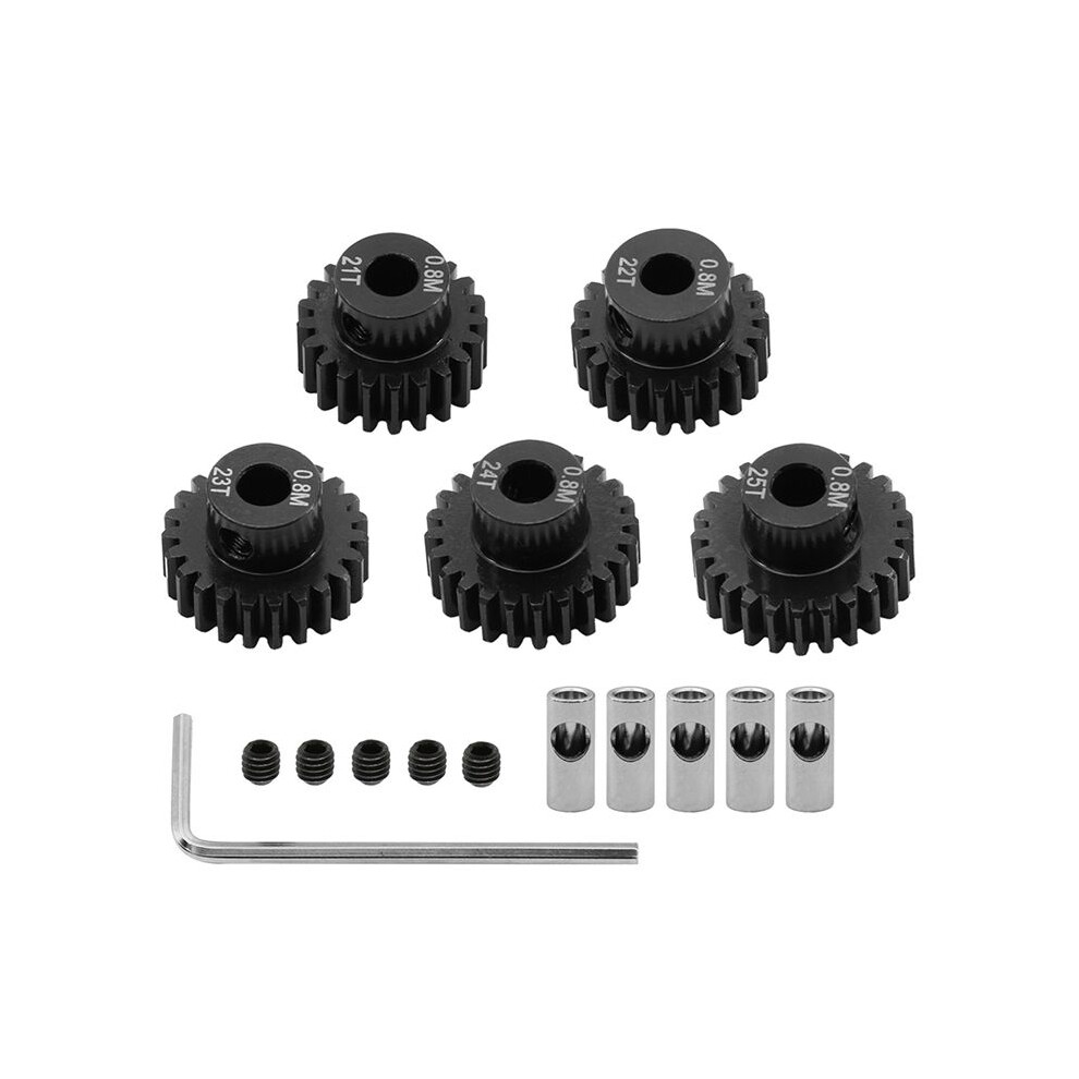 0.8M Motor Gear Set For 1/10 Rc Rigs Crawler Axial Capra F9 Scx10 Iii Ar45p Axle Upgrade Parts 21T+22T+23T+24T+25T 4713048108046