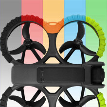2Set Drone Accessories Set Includes Bumper Ring and Back Protection Case,Anti-Collision Impact Protector for AVATA 2,A
