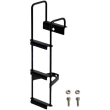 Metal Black Ladder Stairs for 1/14 Tractor Trailer Truck RC Car Upgrade Parts Accessories