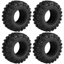 4 STÜCKE 52X17Mm 1,0 Zoll Weich Gummi Rad Reifen Reifen für 1/24 RC Crawler Auto Axial SCX24 90081 AXI00002 Upgrade Teile