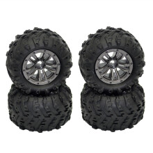 4 StüCk Rad Reifen Reifen 45-ZJ03 für XLH Xinlehong 9145 Hosim 9145 1/20 Truck RC Auto Ersatz Teile ZubehöR