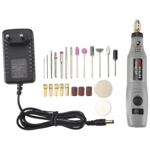 EU Stecker, 220V Bohrmaschine Elektrowerkzeuge Multifunktionsschleifer SchleifzubehöR Set Geschwindigkeit Gravierstift - Grau1