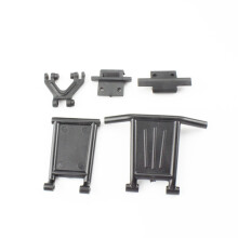 New 1 Set for 124018 1/12 RC Car Upgrade Parts RC Car Front & Rear Bumper Anti-Collision Bar Spare Accessories