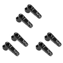 6 Stuks Metalen 25T Servohoorn Servoarm Compatibel met Futaba Savox Power HD Servo voor 1/8 1/10 RC Off-Road Driftauto,2