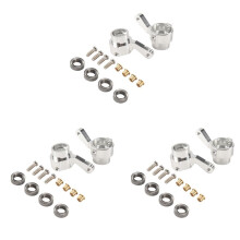 6Pcs Metal Steering Cup Turn Cup for WPL B1 B-1 B14 B-14 B16 B24 B-24 C14 C-14 C24 C-24 B36 MN D90 D91 RC Car Parts