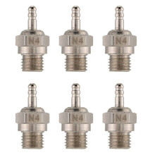 6X N4 Glow Plug for 1/10 Hpi Hsp Rc Car Boat