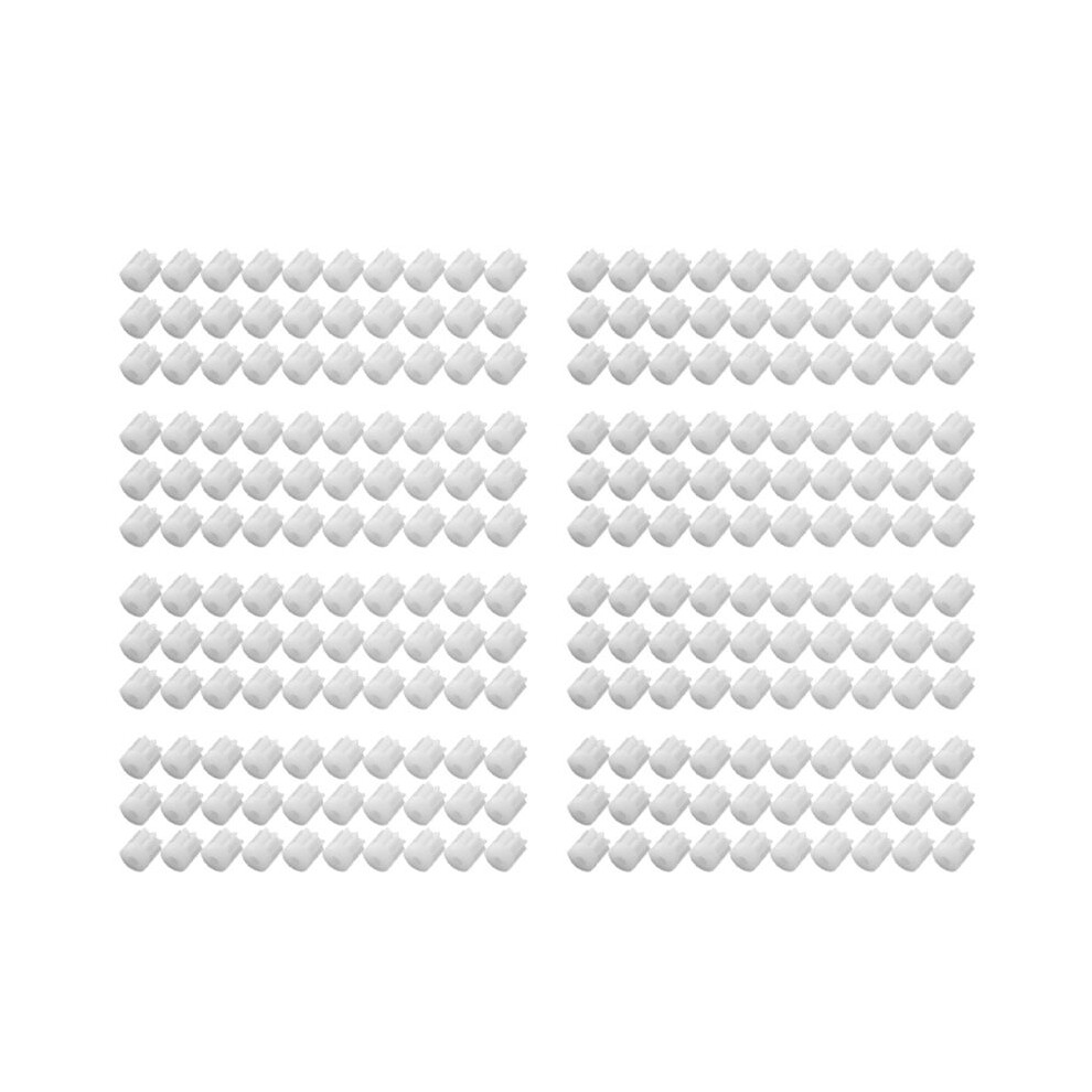 240Pcs 0.5 Modulus 8 Teeth Plastic Gear Cog For 2Mm Toy Car Motor Shaft 6031542274073