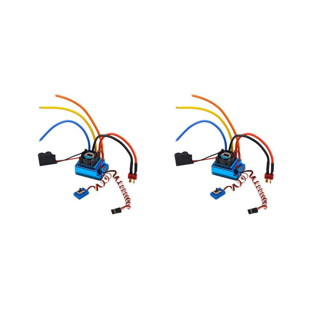 2X Rc Racing Esc 120A Sensor Current Speed Controller Rc Car Accessories For 1/8 1/10 1/12 Car Crawler Boat Part 4713140905543
