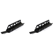 2X New Metal Main Frame Chassis for 1/5 HPI BAJA ROVAN 5B 5T 5SC SS Rc Car Toys Parts,Black