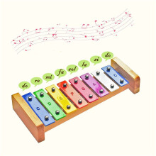 2X Wood Xylophone for Kids, 8 Notes/Keys Colorful Metal Bar, Musical Instrument for Girls and Boys,Gift for Children