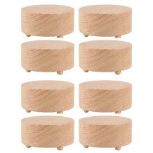 8X Round Blank Music Box Birthday Gift Action Figures Figurine Resin Handicraft Miniatures No Specified Music