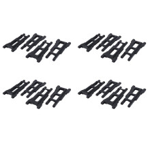 16 Stück Querlenker Vorne und Hinten für Slash 4X4 VXL Remo Hobby 9EMO HuanQi 727 1/10 RC Auto Ersatzteile Upgrades