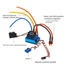 2X RC Racing ESC 120A Sensor Current Speed Controller RC Car Accessories for 1/8 1/10 1/12 Car Crawler Boat Part