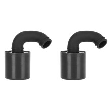 2X RC Car Air Filter, Universal Engine Air Filter Cleaner Accessory for HSP 1/8 Remote Control Car (Black)