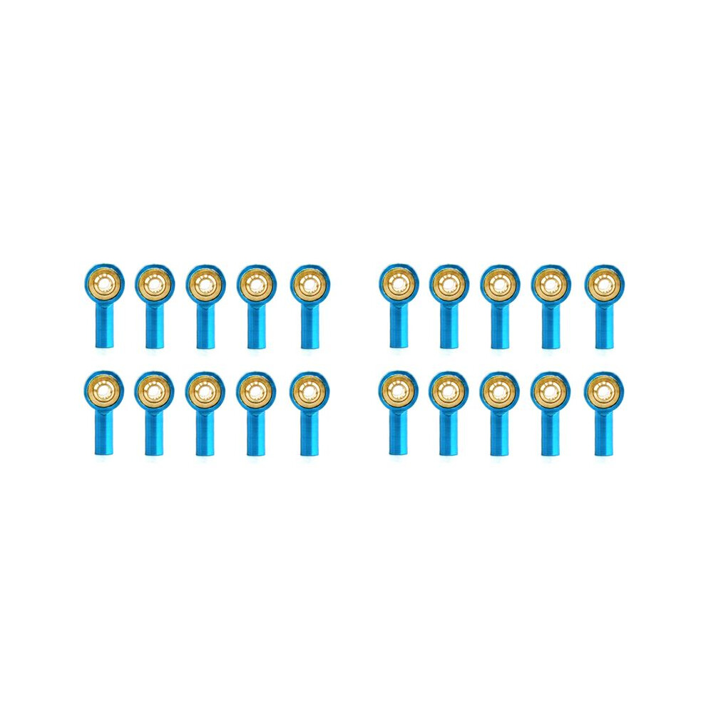 20Pcs Metal M2 Link Tie Rod End Joint Buckle Steering Pushrod Tie Rod End For Rc Car Boat Upgrade Parts, 6033113239702