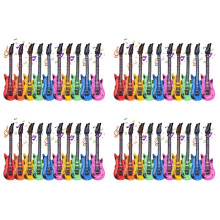 40X Inflatable Guitar, Blow Guitar, Suitable for Children'S Gifts Holiday Parties