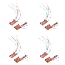 8 STK. 5-Kanal-RC-Fernbedienung, 27 MHz, Leiterplatte, Sender- und Empfängerplatine, Zubehör für Autoradiosysteme, 20-25 M