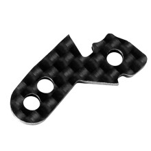 2X Kit de Plaque de Direction en Fibre de Carbone pour Accessoires de Mise Ă Niveau de Voiture pour TT02 RC 1/10
