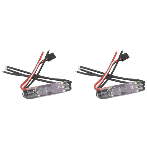 2X AM32 32-Bit ESC 2-4S Enhanced Version 40A Speed Controller with 5V2A BEC Module for RC Crawler Drone Brushless Motors