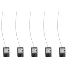 5X Ricevitore del Sistema di Controllo Radio 4CH 2,4 GHz per Trasmettitore GA-4H-TX, Ricevitore Modello di Barca per Auto RC