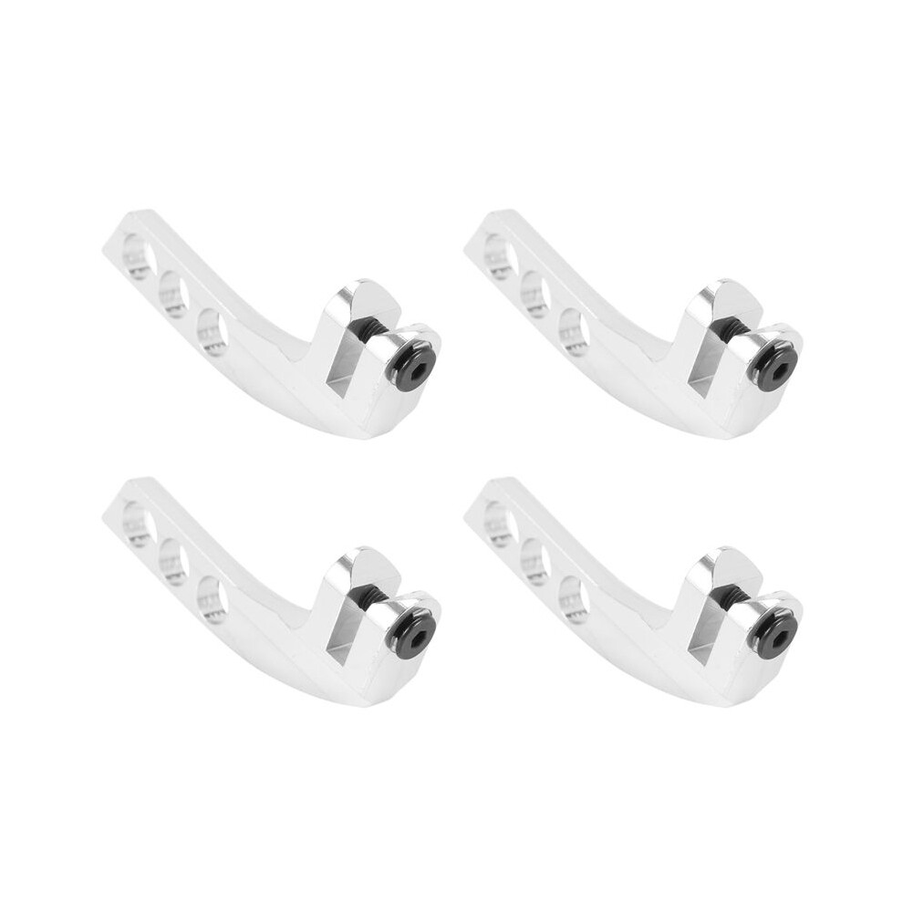 4X Metal 4-Hole Transmitter Neck Strap Balancer Adjuster For Futaba Radiolink Frsky X9d Rc, Horizontal Silver 6031995416327