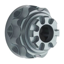2 Stück Metall-Universal-Differentialträger Vorne/Hinten für RC-Car 1/10 TRX4 -4 -6,Grau