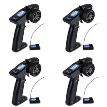 4X Turbo Racing 2.4G 4CH Système à Distance Affichage LCD Émetteur Radio Télécommande avec Récepteur pour RC Voiture Auto Bateau