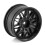8 Peças 1.9 Polegadas Plástico 52 mm Aro Do Cubo da Roda para Carro RC 1/10 -Road Drift  HPI  RedCat Sakura HSP, Preto 2