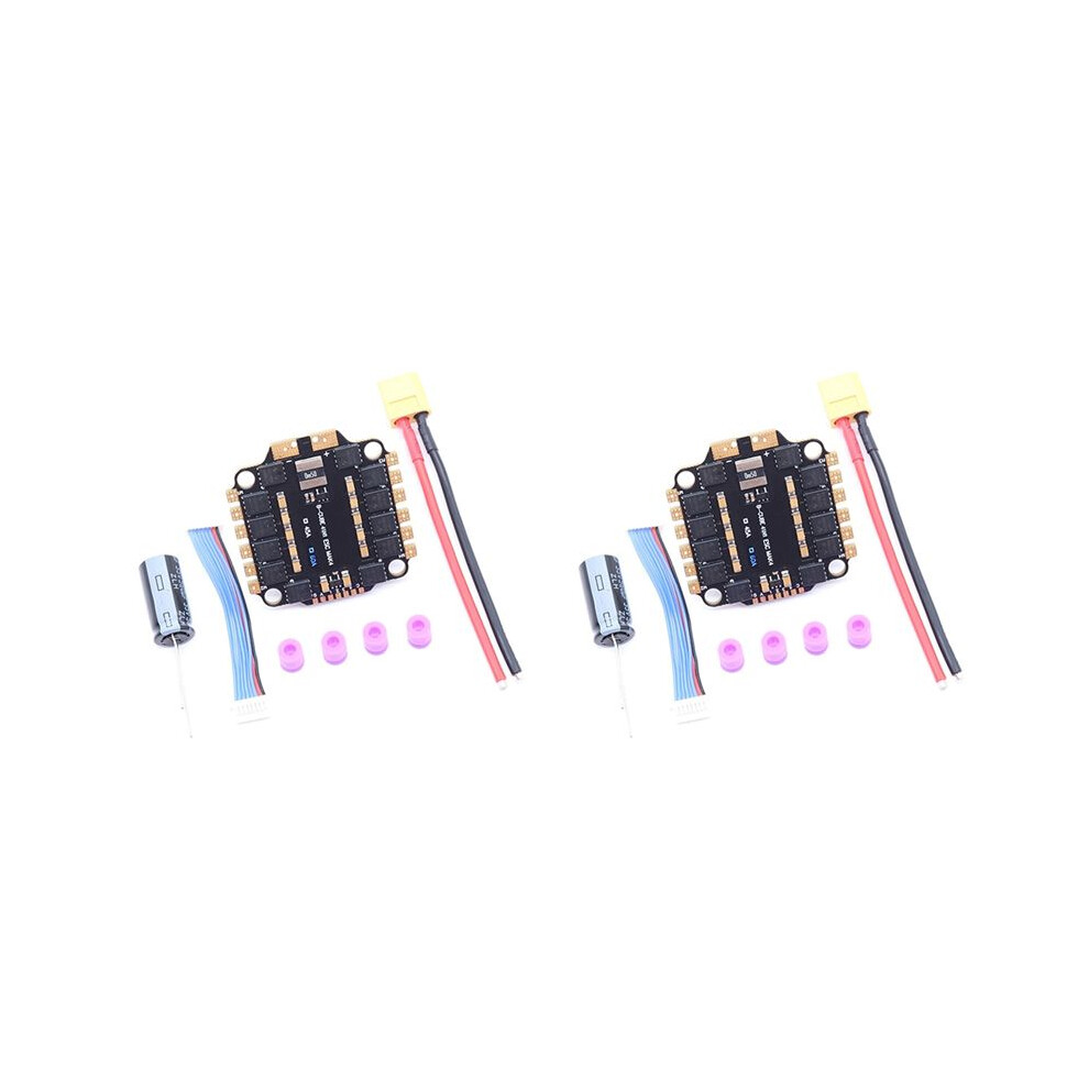 2X 4Ini 60A Esc Board Supporting 3-6S Brushless Motor Support Dshot300 600/Multishot/Oneshot Fpv Uav F4 Flight Control 6033405118111