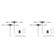 2X Gemini 2.4G/915Mhz Dual ELRS Diversity Receiver 100mW IPEX-1 Connector for FPV RC Long Range Drone Quadcopter