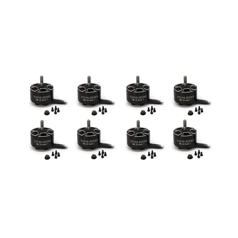 8Pcs X3115 3115 900Kv 3-6S Brushless Motor For Fpv Freestyle Mark4 Mark 4 V2 Etc 9/10Inch Long Range Cinelifter Rc Drone 4713136114850