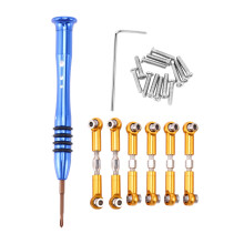 For Upgrade Metal Adjustable Rods A959B A969 A979 K929 RC Car Parts,Yellow