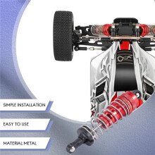 1 PeçA AcessóRio de SubstituiçãO Do Amortecedor Do Amortecedor de Metal para 144001 1/14 4WD RC Drift Racing Car Parts, Vermelho