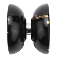 3X Magicyoyo N11 Alloy Aluminum Professional Yoyo Unresponsive Yoyo (Black Golden) Bag, Glove 5 Strings