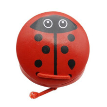 2Pc Kid Children Cartoon Wooden Castanet Toy Musical Percussion Instrument