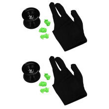 2X BEBOOYOYO New Metal Yoyo Professional Yoyo Set Yo Yo + Handske + 3 Rep S2 Yo-Yo Classic Toys Diabolo Present för Barn