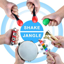 3X Musical Instruments for Toddler with Carry Bag,12 in 1 Music Percussion Toy Set for Toddlers, Kids