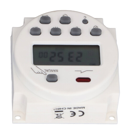 Electronic Time Switch Digital LCD Weekly Daily Timer Relay With High Precision Anti Interference Auto Timer Error Correction And Pre Setting One 2