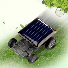 3X Hög Kvalitet Minsta Minibil Solar Power Toy Car Racer Pedagogisk Pryl Barn Barnleksaker Hotsäljande Solar Power Toy Svart