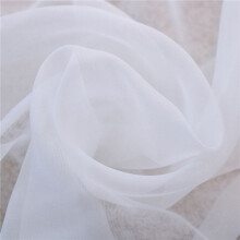 12 Pcs Super Doux Main Sentiment Blanc Tulle Rideaux pour Salon Décoration Moderne Voile en Mousseline de Soie Solide Voile Transparent